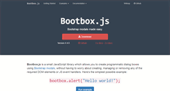 Desktop Screenshot of bootboxjs.com